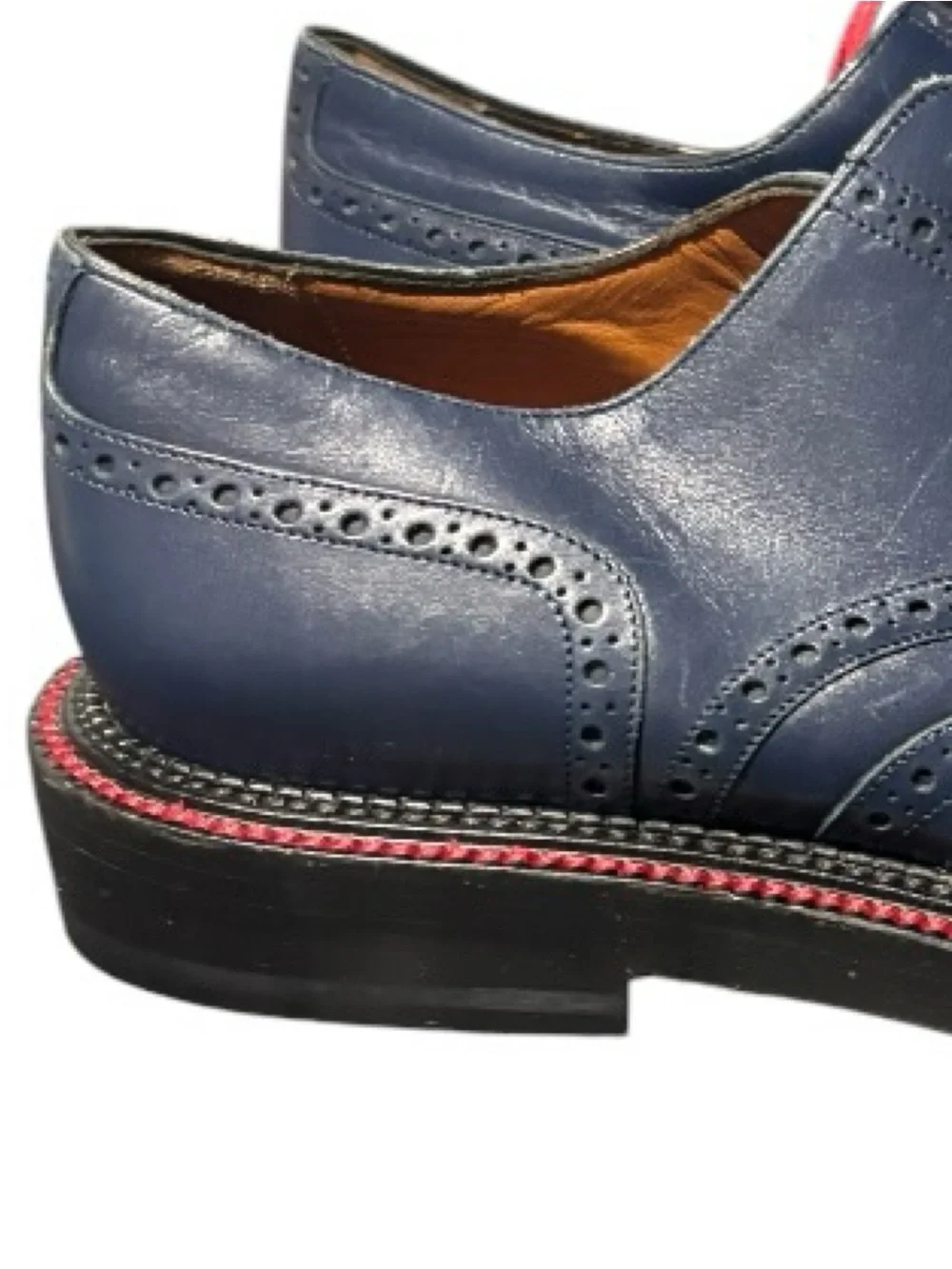 Dior Homme Wingtip Leather Derby Shoes